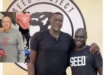 En visite à Seed Academy, Desagana Diop partage de précieux conseils aux jeunes basketteurs 