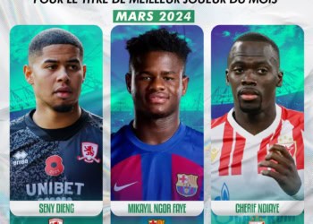 Sény Dieng, Mikayil Faye, Chérif Ndiaye : Votez pour le meilleur joueur #wiwsport du mois de Mars 2024 !