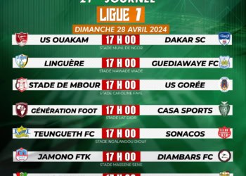 Ligue 1 : Programme de la 21ème journée toutes les rencontres seront disputées le dimanche 28 avril - wiwsport