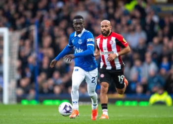 Premier League : Idrissa Gueye ouvre le score pour Everton devant Brentford (Everton) - wiwsport
