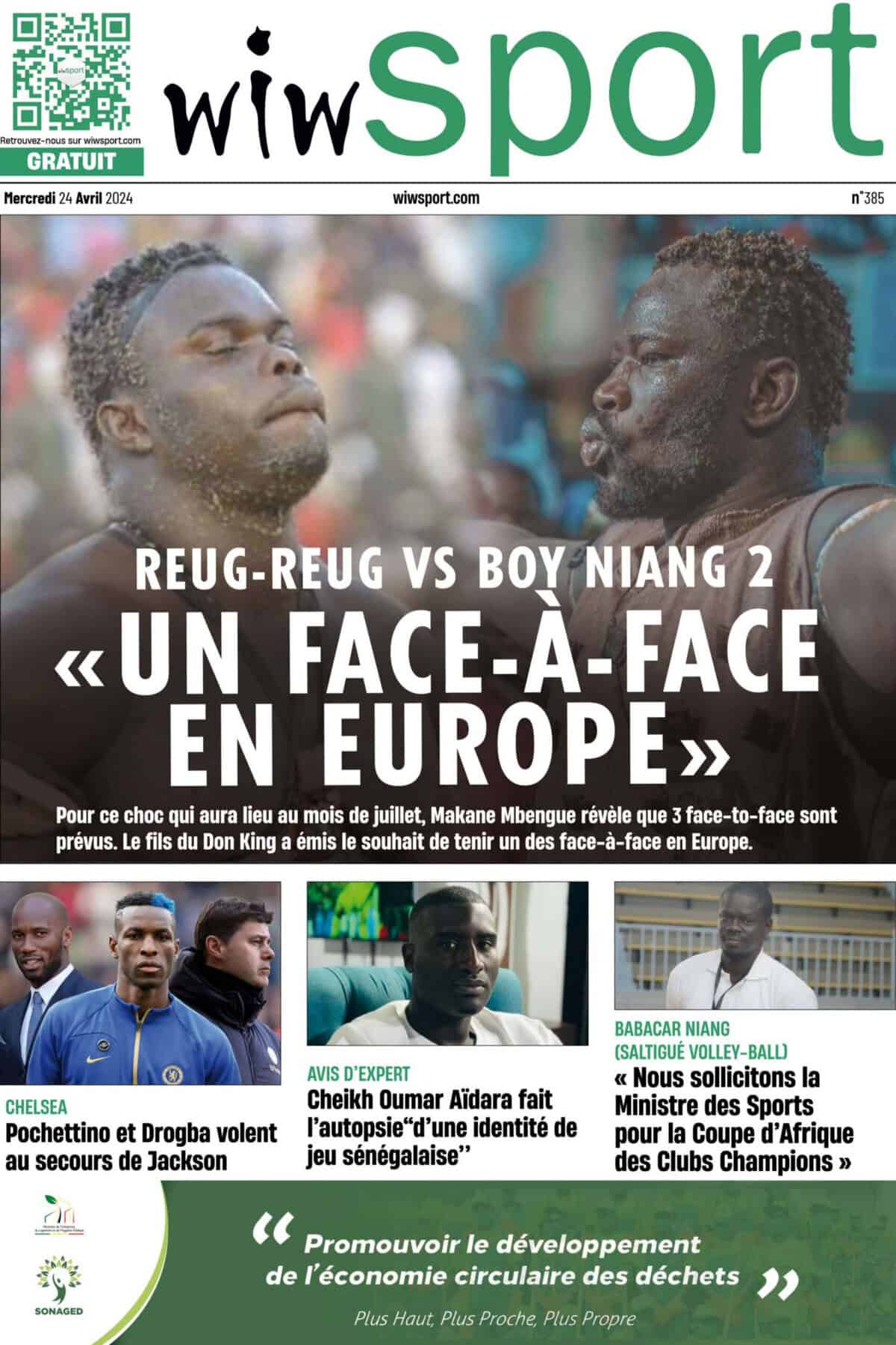 Journal wiwsport du mercredi 24 avril #385 - wiwsport Journal wiwsport du mercredi 24 avril #385 - wiwsport