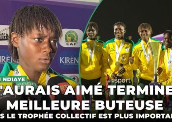 Adji Ndiaye : "J'aurais aimé terminer meilleure buteuse, mais le trophée collectif est plus important" - wiwsport
