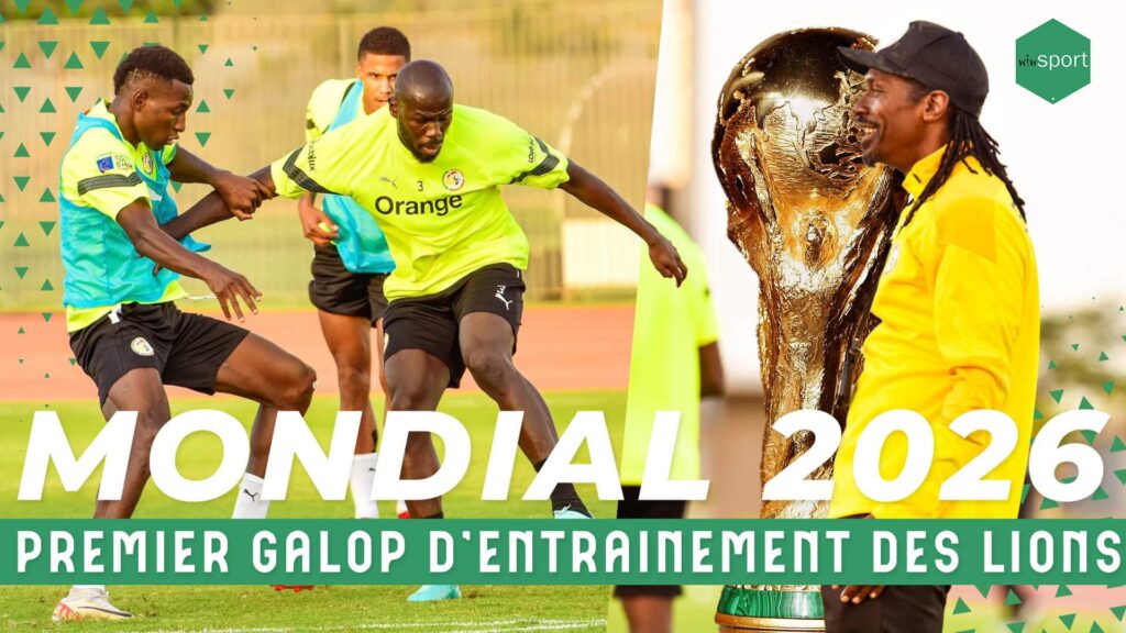 Qualifications Mondial 2026 : Regardez en Live le premier Galop d’entraînement des Lions du Sénégal - wiwsport Qualifications Mondial 2026 : Regardez en Live le premier Galop d’entraînement des Lions du Sénégal - wiwsport