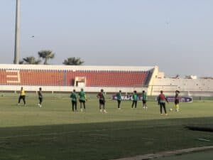 Sénégal vs Afrique du Sud : Les Banyana Banyana ont effectué leur séance d'entraînement à Lat Dior - wiwsport Sénégal vs Afrique du Sud : Les Banyana Banyana ont effectué leur séance d'entraînement à Lat Dior - wiwsport