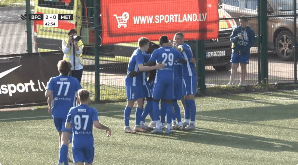 Virsliga : Le BFC Daugavpils domine Metta avec un superbe but de Barthelemy Diédhiou - wiwsport Virsliga : Le BFC Daugavpils domine Metta avec un superbe but de Barthelemy Diédhiou - wiwsport