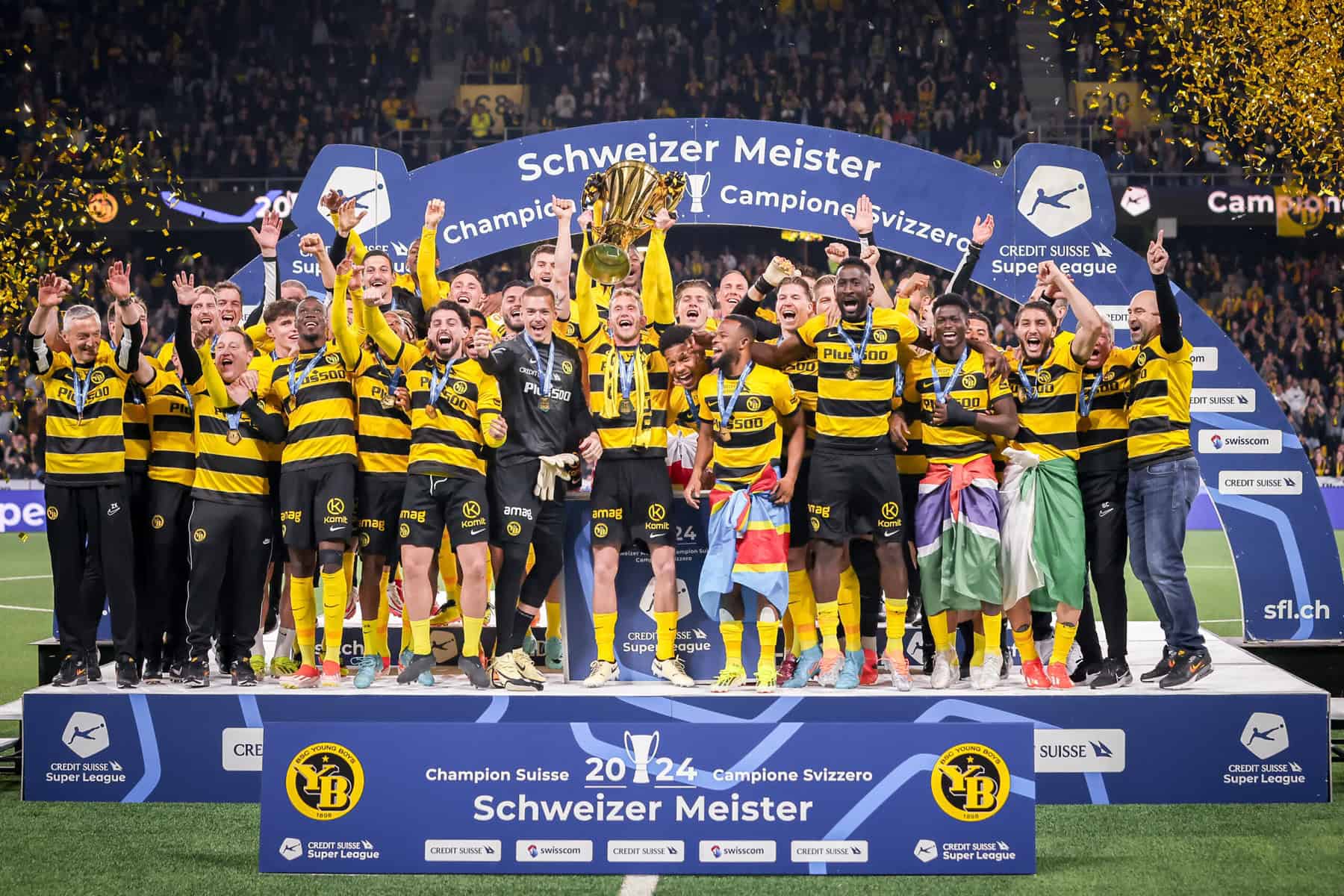 Cheikh Niasse et les Young Boys de Berne remportent le championnat de Suisse - wiwsport Cheikh Niasse et les Young Boys de Berne remportent le championnat de Suisse - wiwsport