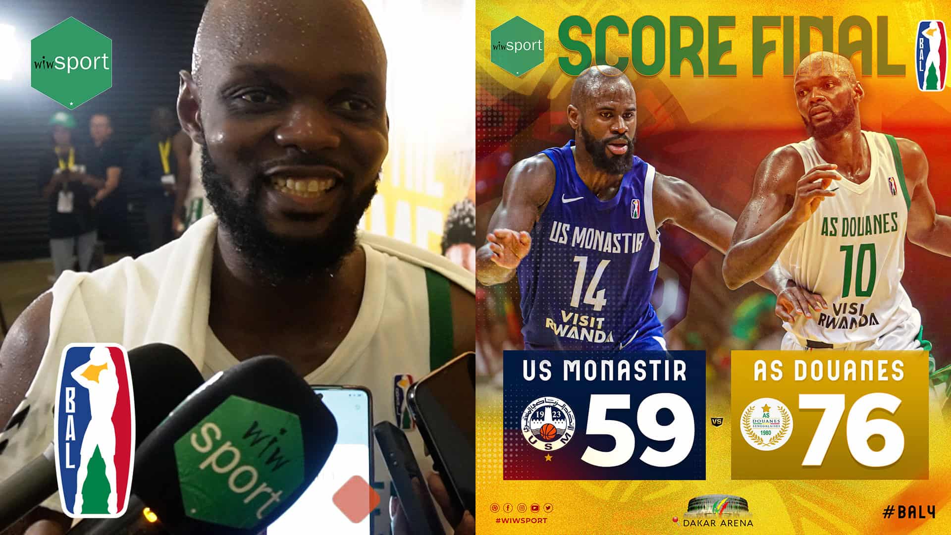 (Vidéo) BAL 2024 - Avec 35 points inscrits, Abdoulaye Harouna a fait vibrer Dakar hier "c'est un talent pur" ! - wiwsport (Vidéo) BAL 2024 - Avec 35 points inscrits, Abdoulaye Harouna a fait vibrer Dakar hier "c'est un talent pur" ! - wiwsport