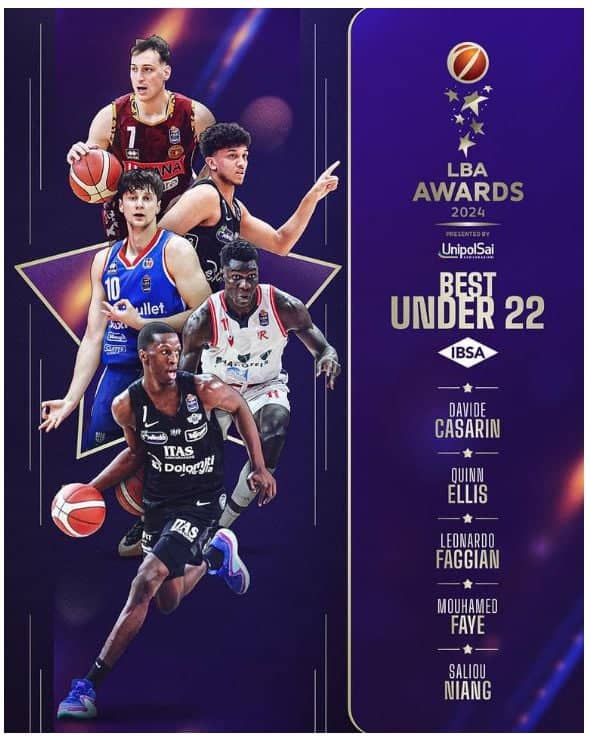 LBA Awards - Serie A : Mouhamed Faye sélectionné pour le prix du meilleur joueur U22 - wiwsport