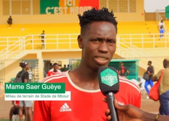 Club du week-end - Mame Saer Guèye, milieu de terrain de Stade de Mbour : « On va essayer de rester sur notre série de victoires pour assurer le maintien du club en Ligue 1 » - wiwsport