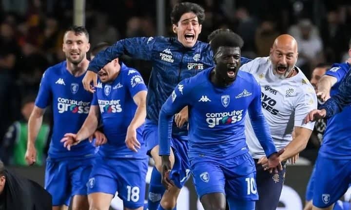 Série A - J38 : Mbaye Niang évite une descente en Série B à Empoli en inscrivant un but dans les derniers instants face à la Roma (2-1) - wiwsport Série A - J38 : Mbaye Niang évite une descente en Série B à Empoli en inscrivant un but dans les derniers instants face à la Roma (2-1) - wiwsport