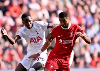 Premier League : Malgré un bon sursaut d'orgueil, Tottenham de Pape Matar Sarr s'incline contre Liverpool - wiwsport