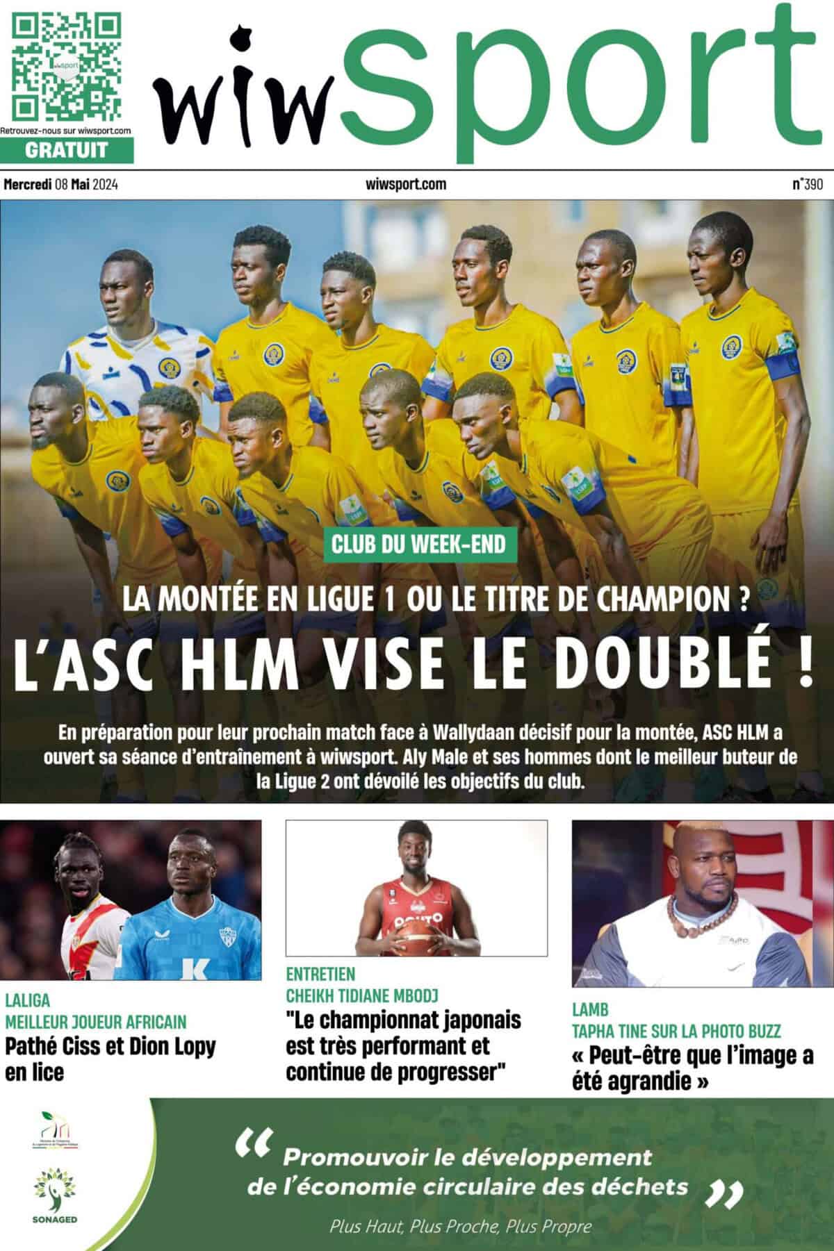 Journal wiwsport du mercredi 08 mai #390 - wiwsport Journal wiwsport du mercredi 08 mai #390 - wiwsport