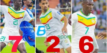 Equipe Nationale : Habib Diarra entreprenant, Iliman Ndiaye fantomatique, le paradoxe Nicolas Jackson... les notes des Lions après le nul contre la RD Congo - wiwsport