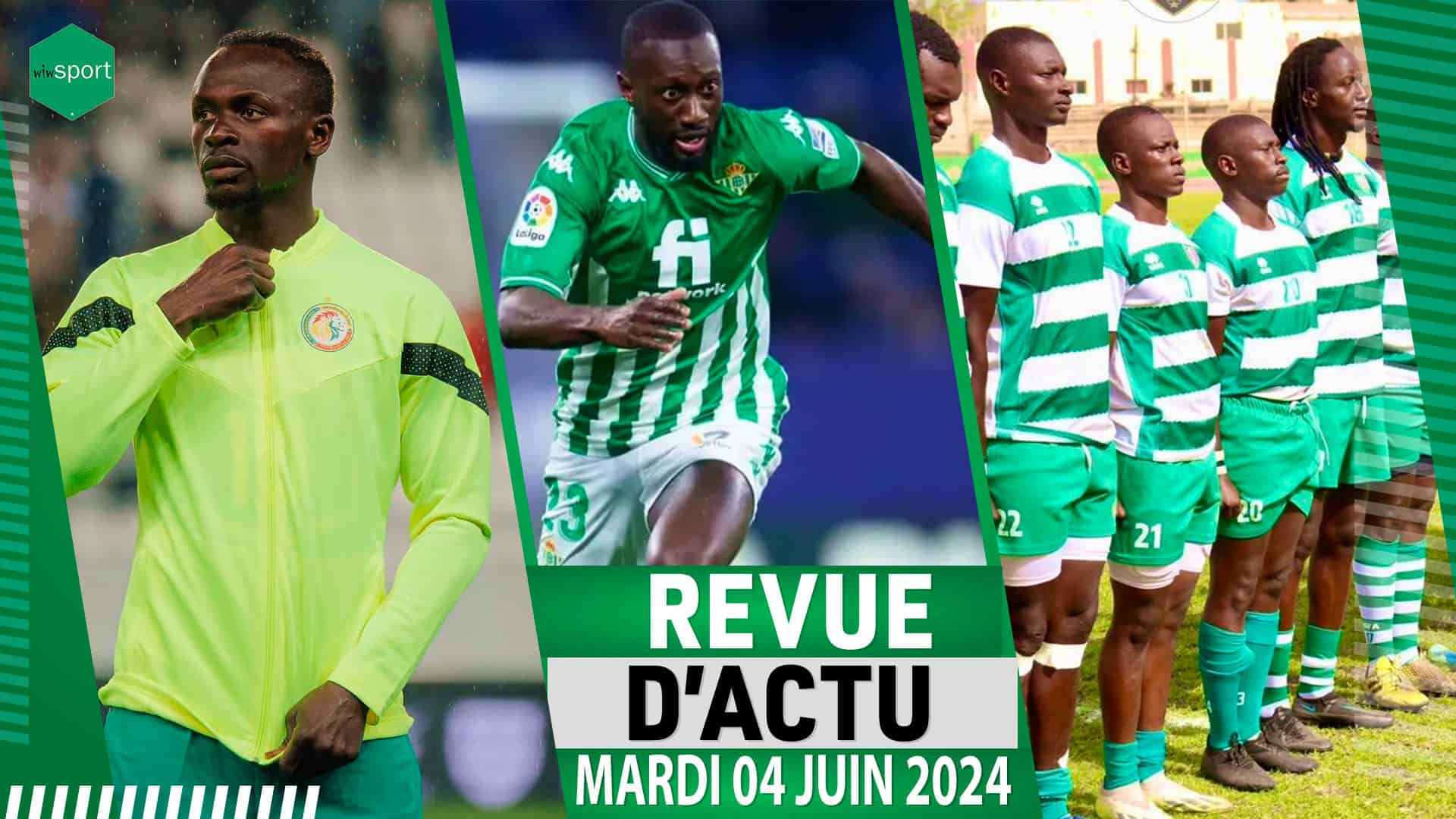 REVUE DU 4 JUIN : Sadio Mané forfait pour les deux matchs, le Réal Betis prêt à vendre Youssouf Sabaly, l'ASFA tient son grand Chelem ... - wiwsport REVUE DU 4 JUIN : Sadio Mané forfait pour les deux matchs, le Réal Betis prêt à vendre Youssouf Sabaly, l'ASFA tient son grand Chelem ... - wiwsport