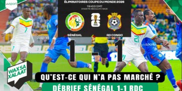 #waxsaxalaat: Débrief Sénégal 1-1 RD Congo : qu'est-ce qui n'a pas marché ? - wiwsport
