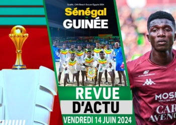 REVUE DU 14 JUIN : Tirage de la CAN 2025 prévu en juillet, beach soccer le Sénégal affrontera la Guinée pour les Eliminatoires, Lamine Camara élu pépite de la saison ... - wiwsport