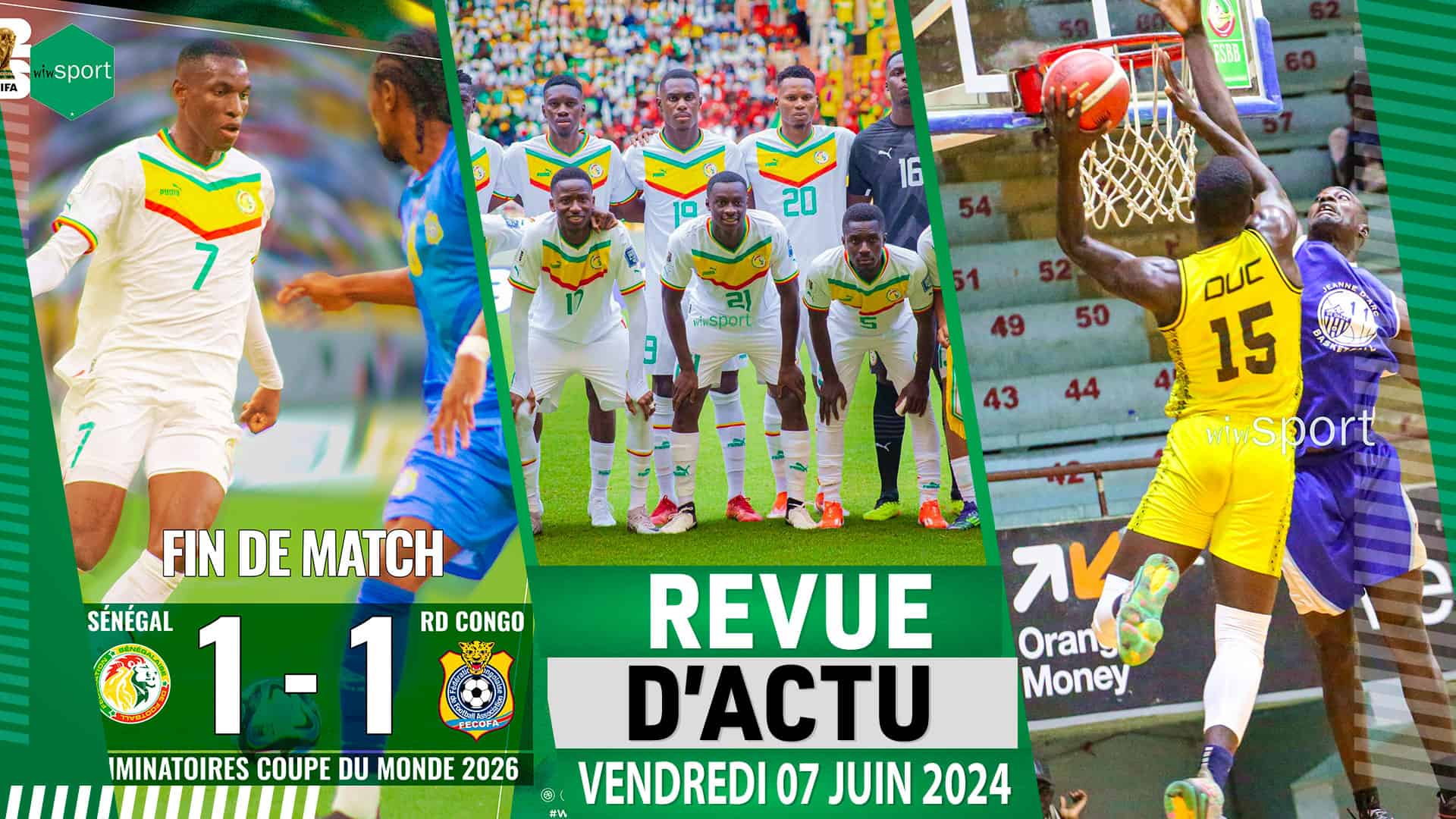 REVUE DU 7 JUIN : Les Lions perdent la première place au profit du Soudan, L'AS Douanes et le DUC filent en demi-finale ... - wiwsport REVUE DU 7 JUIN : Les Lions perdent la première place au profit du Soudan, L'AS Douanes et le DUC filent en demi-finale ... - wiwsport