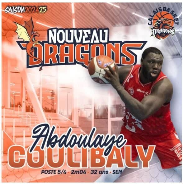 NM2 : Le pivot sénégalais Abdoulaye Coulibaly dépose ses baluchons à Calais Basket - wiwsport NM2 : Le pivot sénégalais Abdoulaye Coulibaly dépose ses baluchons à Calais Basket - wiwsport