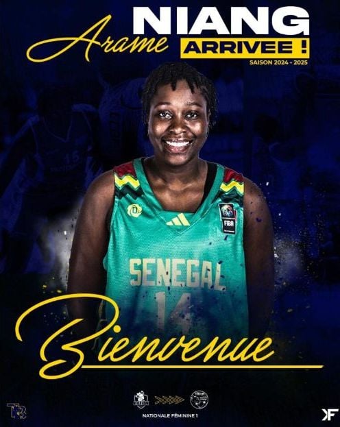 NF1 : Arame Niang quitte officiellement Escaudain afin de rejoindre CO Trith Basket - wiwsport