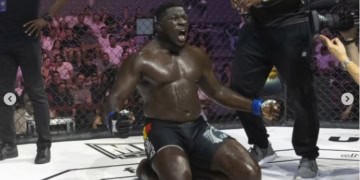 MMA : Adama Diop « Blindé » terrase le Français Liam Brugere par TKO (Vidéo) - wiwsport