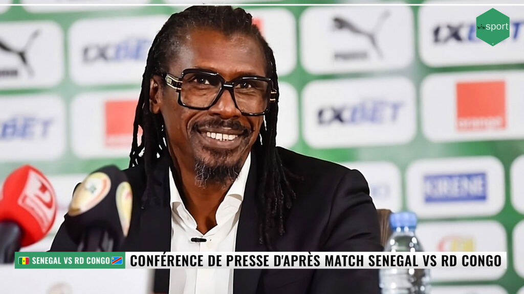 (LIVE) SEN vs RDC : Suivez en direct sur wiwsport.com la conférence de presse d'Aliou Cissé après le match nul ! - wiwsport