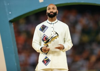 Puma Golden Boot Emilio Nsue of Equatorial Guinea during the 2023 Africa Cup of Nations final match between Nigeria and Cote dIvoire at Alassane Ouattara Stadium in Abidjan, Cote dIvoire on 11 February - Photo by Icon Sport
