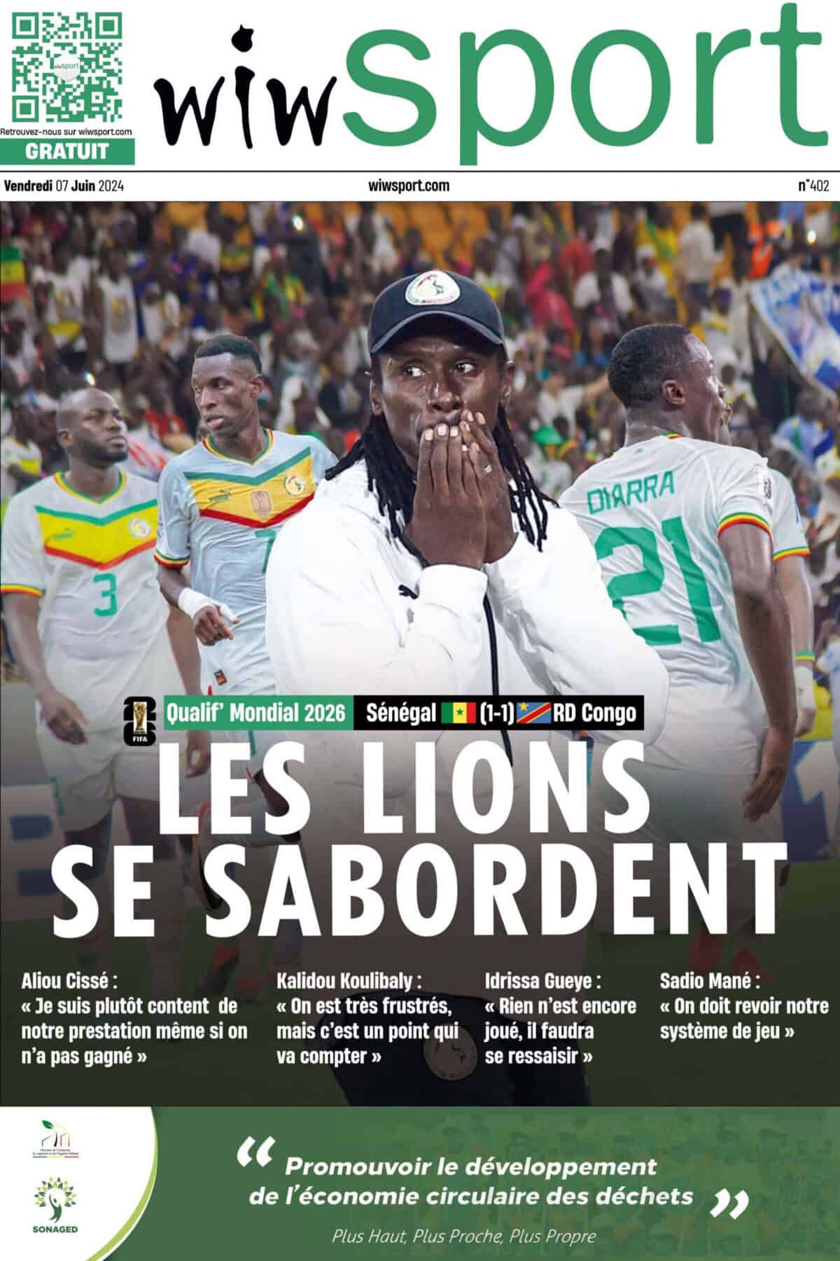 Journal wiwsport du vendredi 07 juin #402 - wiwsport Journal wiwsport du vendredi 07 juin #402 - wiwsport