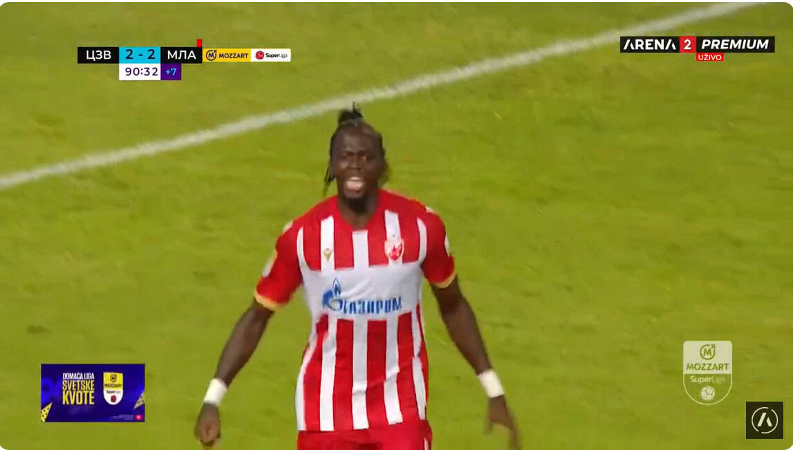 D1 Serbie : Chérif Ndiaye fruste Ibrahima Mame Ndiaye et Mladost Lučani, et sauve l'Etoile Rouge - wiwsport D1 Serbie : Chérif Ndiaye fruste Ibrahima Mame Ndiaye et Mladost Lučani, et sauve l'Etoile Rouge - wiwsport