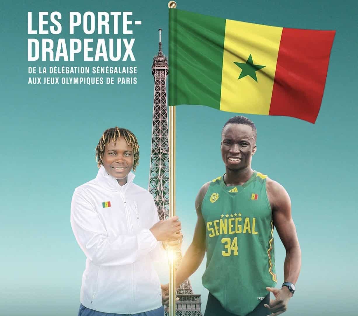 JO Paris 2024 - Combe Seck et Louis François Mendy seront les porte-drapeaux du Sénégal ! - wiwsport JO Paris 2024 - Combe Seck et Louis François Mendy seront les porte-drapeaux du Sénégal ! - wiwsport