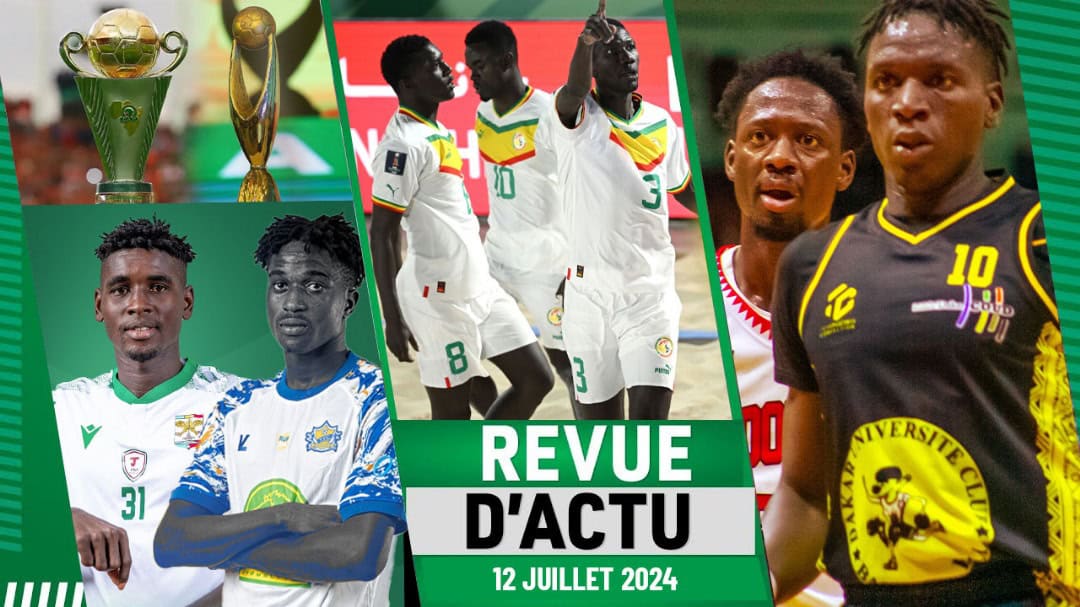 REVUE DU 12 JUIL : Programme 1er Tour LDC CAF et préliminaires Coupe CAF , Beach Soccer... - wiwsport REVUE DU 12 JUIL : Programme 1er Tour LDC CAF et préliminaires Coupe CAF , Beach Soccer... - wiwsport