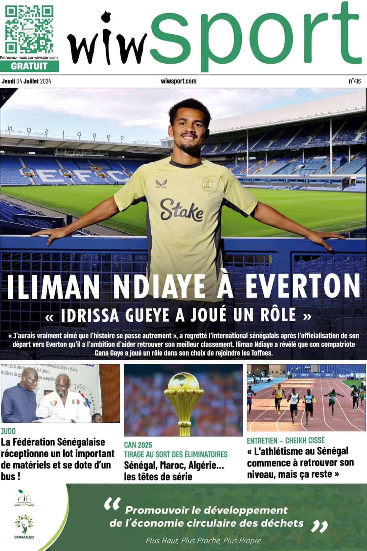 Journal wiwsport du Jeudi 04 juillet #416 - wiwsport Journal wiwsport du Jeudi 04 juillet #416 - wiwsport