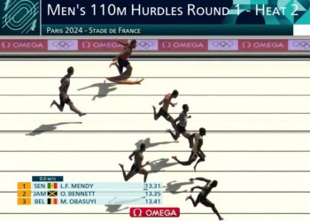 JO Paris 2024 : Revivez en vidéo la performance de Louis-François Mendy au premier tour du 110 mètres haies - wiwsport