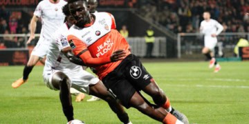 11 Bamba DIENG (fcl) during the Ligue 1 Uber Eats match between Lorient and Clermont at Stade du Moustoir on May 19, 2024 in Lorient, France.(Photo by Dave Winter/FEP/Icon Sport via Getty Images)