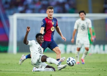 Trophée Joan-Gamper : L'AS Monaco corrige le FC Barcelone avec un but de Lamine Camara - wiwsport