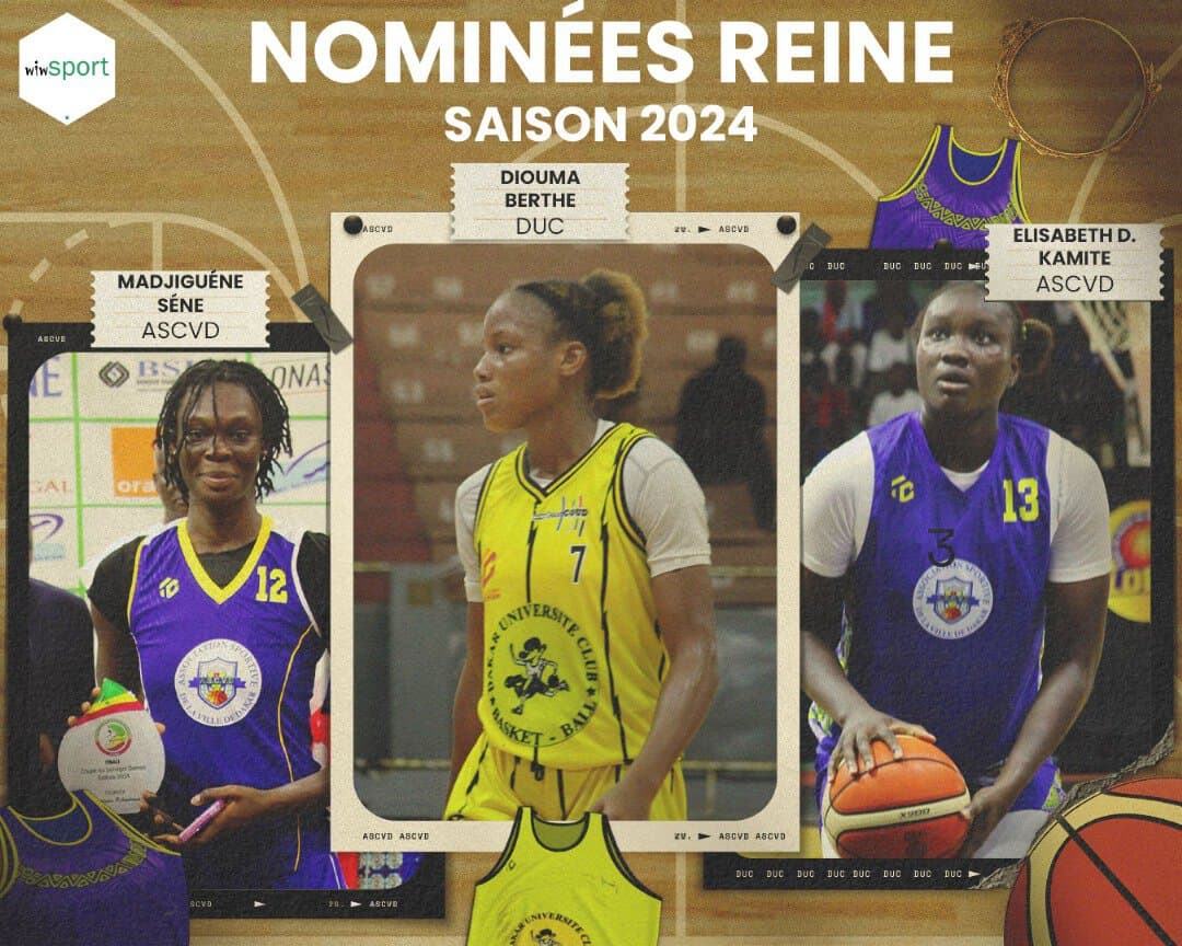 Reine 2024 : Madjiguène Sène, Diouma Berthe et Élisabeth Dabou Kamite sont les trois nominées - wiwsport Reine 2024 : Madjiguène Sène, Diouma Berthe et Élisabeth Dabou Kamite sont les trois nominées - wiwsport