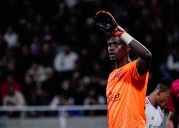 Mory DIAW of Clermont during the Ligue 1 Uber Eats match between Clermont and Lyon at Stade Gabriel Montpied on May 12, 2024 in Clermont-Ferrand, France.(Photo by Dave Winter/FEP/Icon Sport via Getty Images)