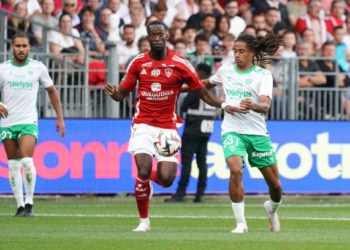 Ligue 1 : Brest lance enfin sa saison et corrige Saint-Etienne avec Abdallah Sima - wiwsport