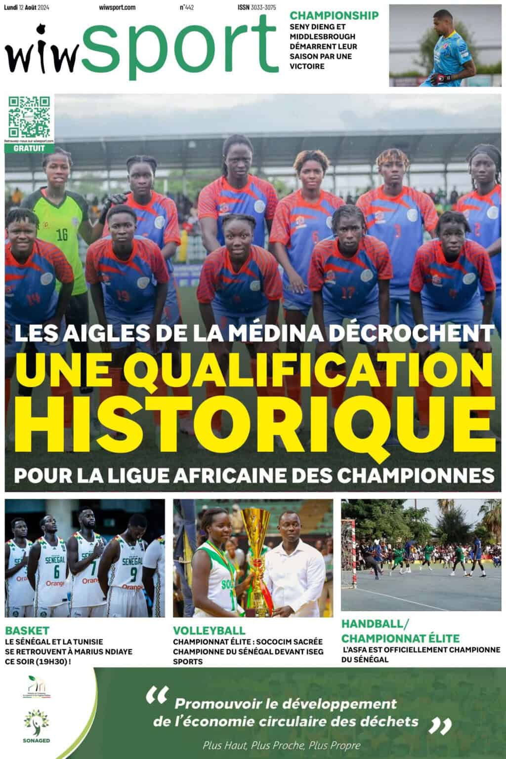 Journal wiwsport du Lundi 12 août #442 - wiwsport Journal wiwsport du Lundi 12 août #442 - wiwsport