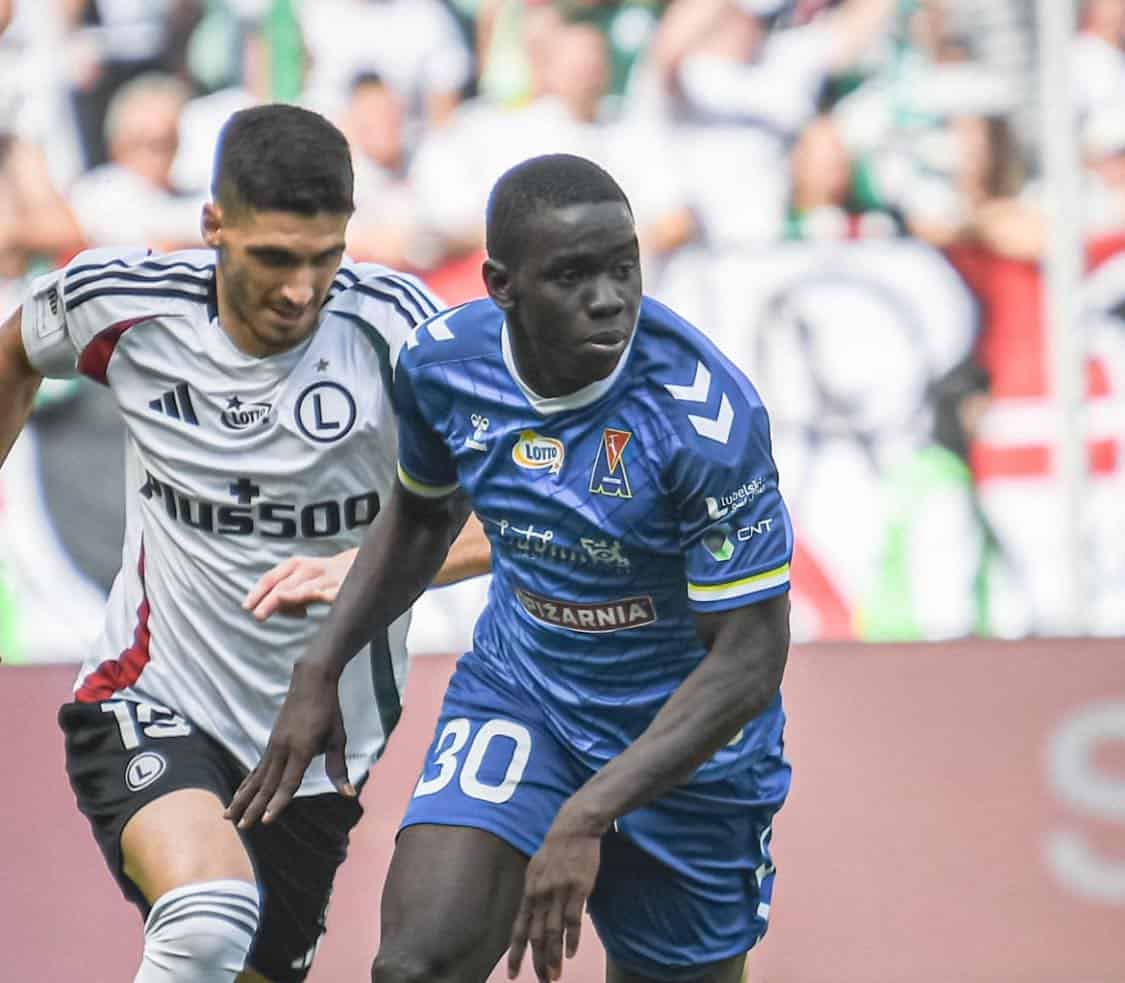 Motor Lublin : Mbaye Jacques Ndiaye marque son premier but en D1 polonaise contre le Legia Varsovie (vidéo) - wiwsport Motor Lublin : Mbaye Jacques Ndiaye marque son premier but en D1 polonaise contre le Legia Varsovie (vidéo) - wiwsport