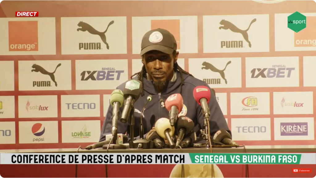 Aliou Cissé : « J'assume totalement ce match nul » - wiwsport Aliou Cissé : « J'assume totalement ce match nul » - wiwsport