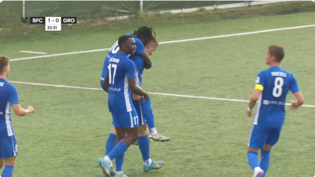 Virsliga : Barthélémy Diédhiou porte le BFC Daugavpils contre le Grobiņas SC - wiwsport Virsliga : Barthélémy Diédhiou porte le BFC Daugavpils contre le Grobiņas SC - wiwsport