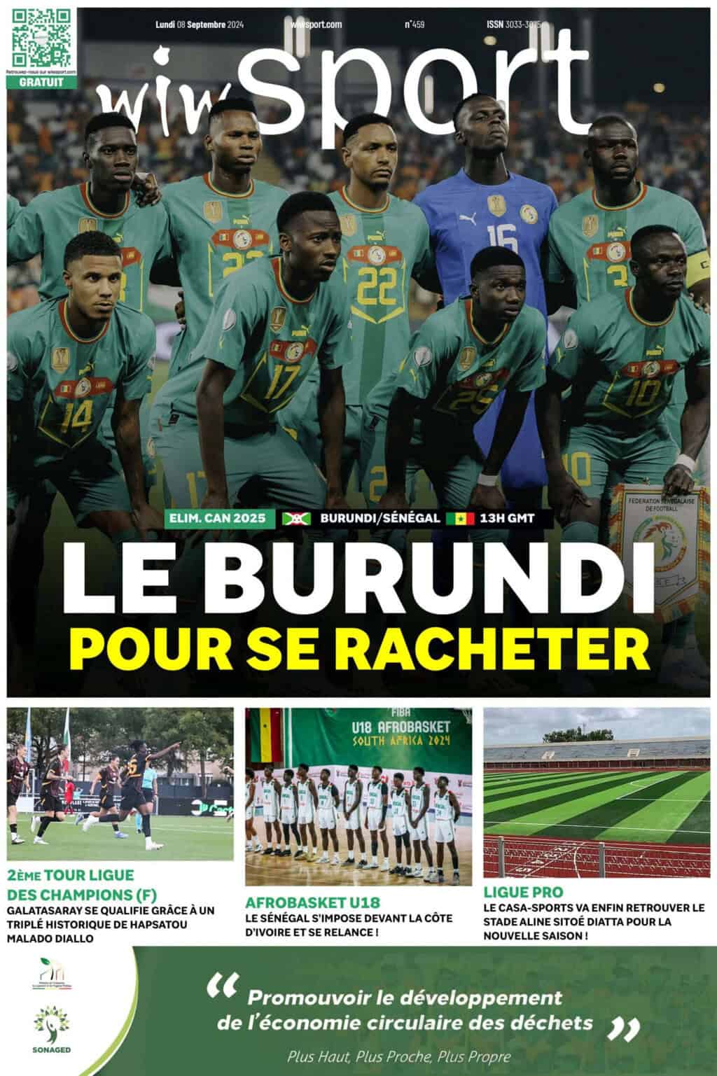 Journal wiwsport du lundi 09 septembre #459 - wiwsport Journal wiwsport du lundi 09 septembre #459 - wiwsport