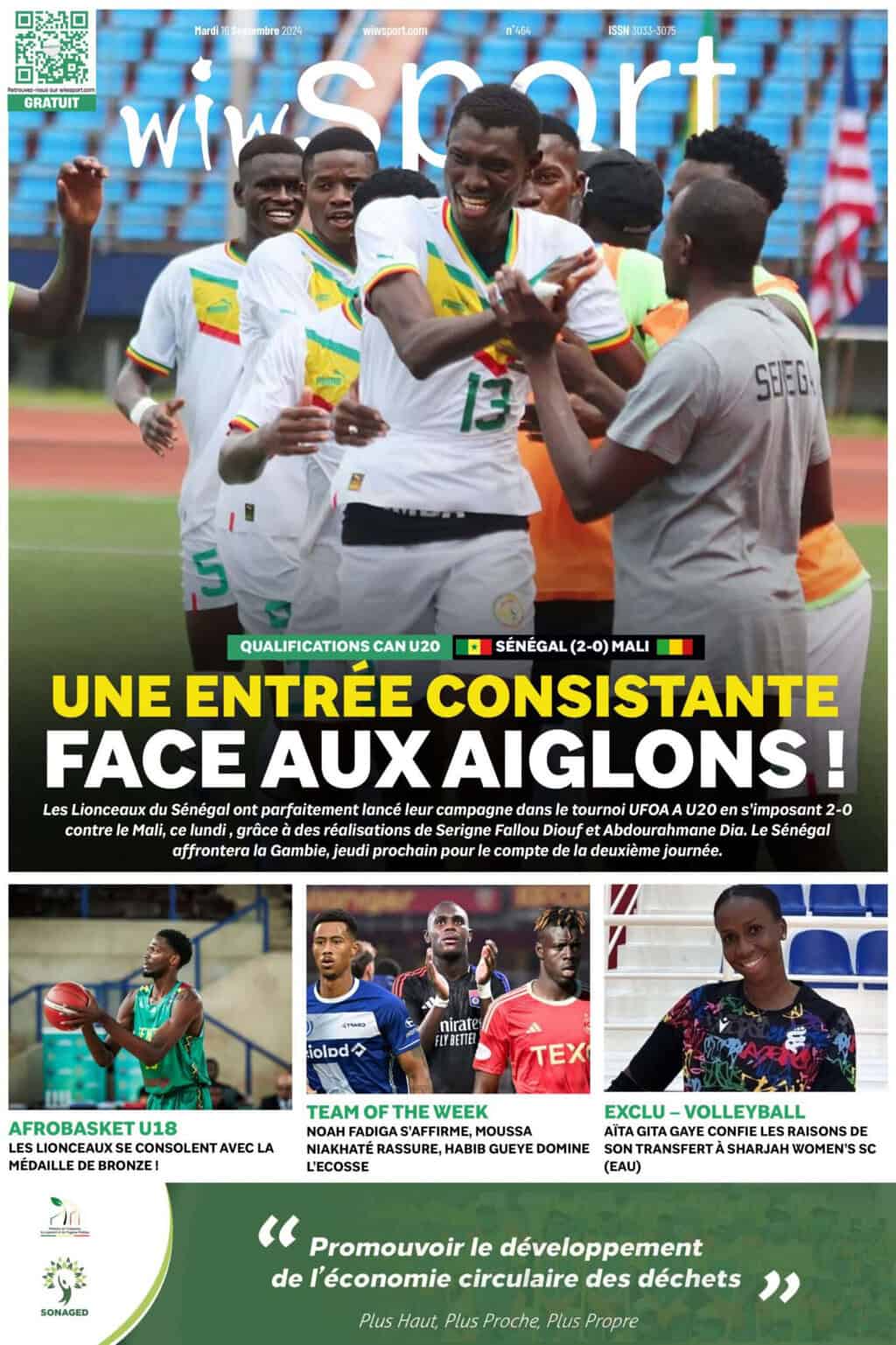 Journal wiwsport du mardi 17 septembre #464 - wiwsport Journal wiwsport du mardi 17 septembre #464 - wiwsport