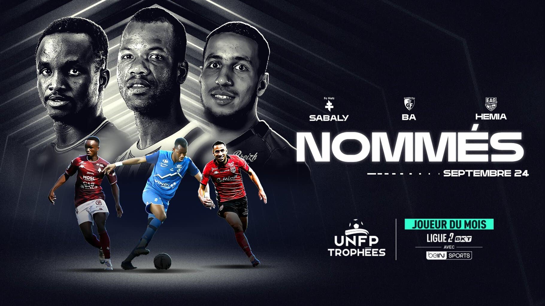 Ligue 2 BKT : Cheikh Sabaly et Pape Meïssa Ba nominés pour le prix du joueur du mois de septembre ! - wiwsport Ligue 2 BKT : Cheikh Sabaly et Pape Meïssa Ba nominés pour le prix du joueur du mois de septembre ! - wiwsport