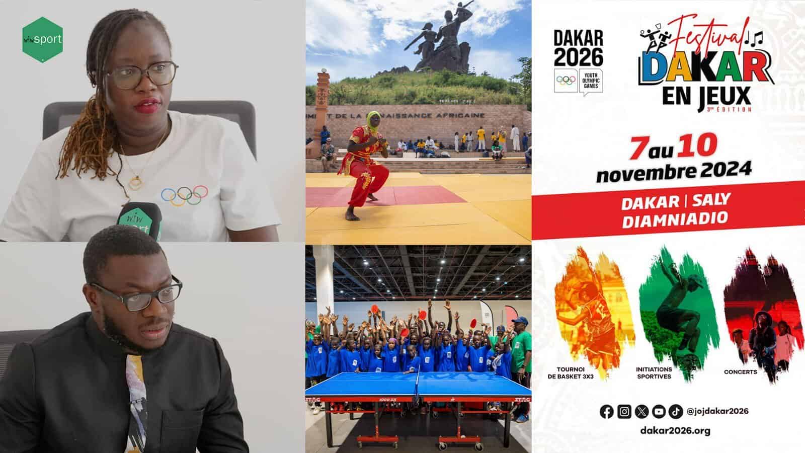 JOJ 2026 - Un avant-goût en novembre avec le Festival Dakar en Jeux ! - wiwsport JOJ 2026 - Un avant-goût en novembre avec le Festival Dakar en Jeux ! - wiwsport