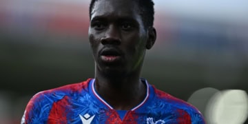 LONDON, ENGLAND - AUGUST 24: Ismaila Sarr of Crystal Palace FC looks on during the Premier League match between Crystal Palace FC and West Ham United FC at Selhurst Park on August 24, 2024 in London, United Kingdom. (Photo by Sebastian Frej/MB Media/Getty Images)