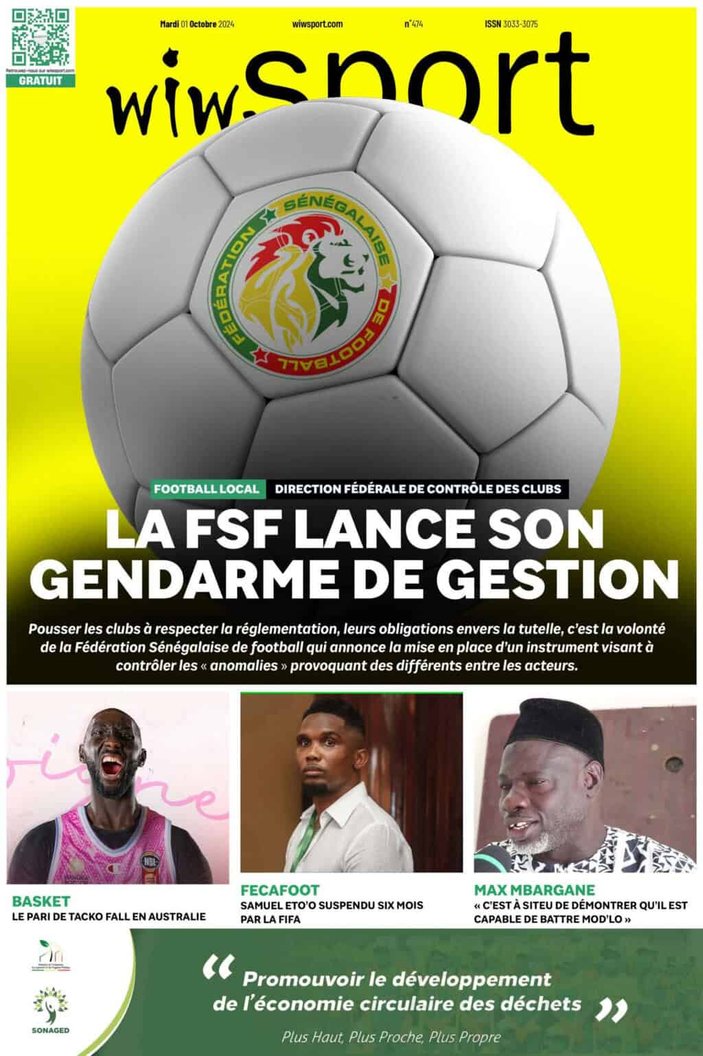 Journal wiwsport du mardi 1er Octobre #474 - wiwsport Journal wiwsport du mardi 1er Octobre #474 - wiwsport