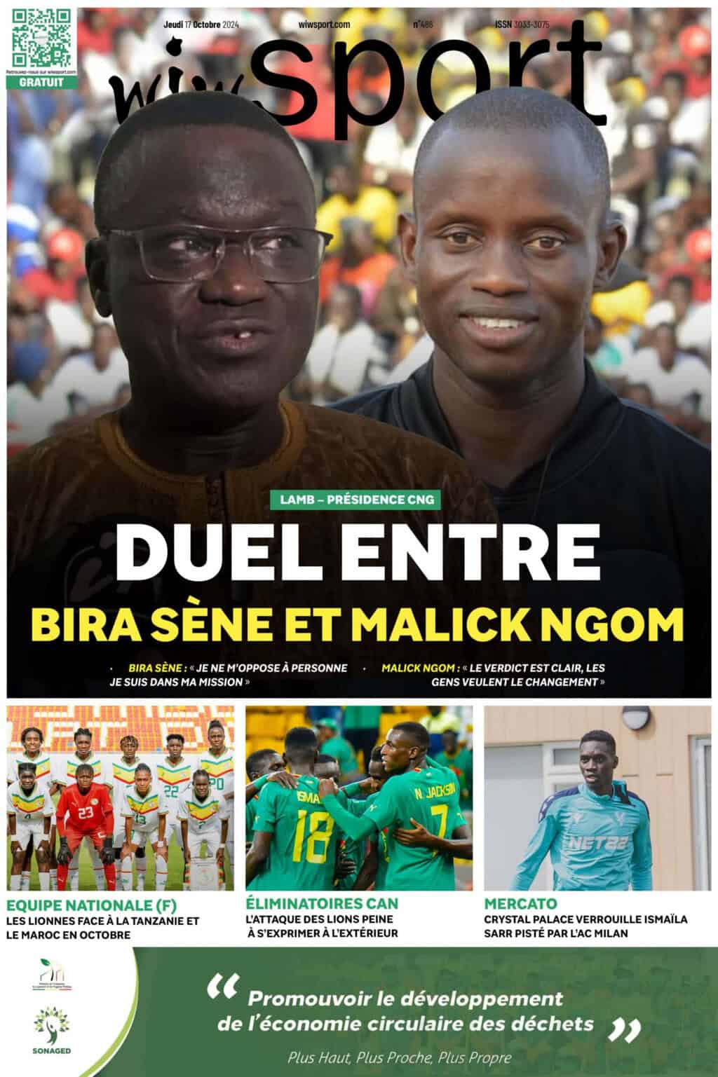 Journal wiwsport du Jeudi 17 Octobre #486 - wiwsport Journal wiwsport du Jeudi 17 Octobre #486 - wiwsport