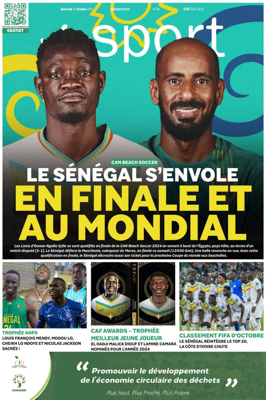 Journal wiwsport du Vendredi 25 Octobre #492 - wiwsport Journal wiwsport du Vendredi 25 Octobre #492 - wiwsport