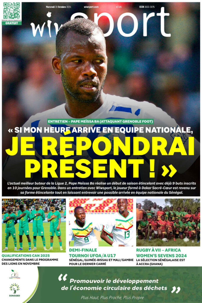 Journal wiwsport du Mercredi 30 Octobre #495 - wiwsport Journal wiwsport du Mercredi 30 Octobre #495 - wiwsport